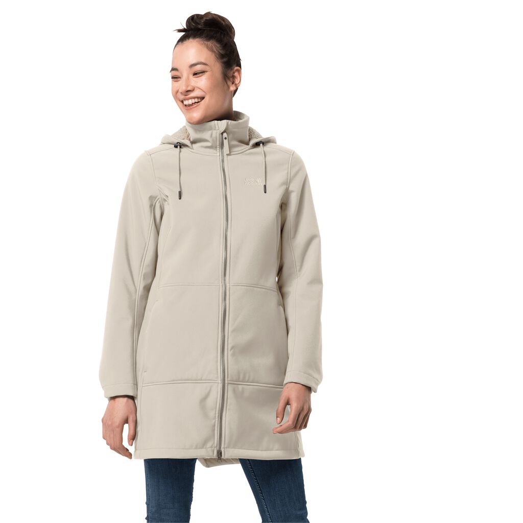 Jack Wolfskin WINDY VALLEY softshell μπουφαν γυναικεια γκρι | GR3678002